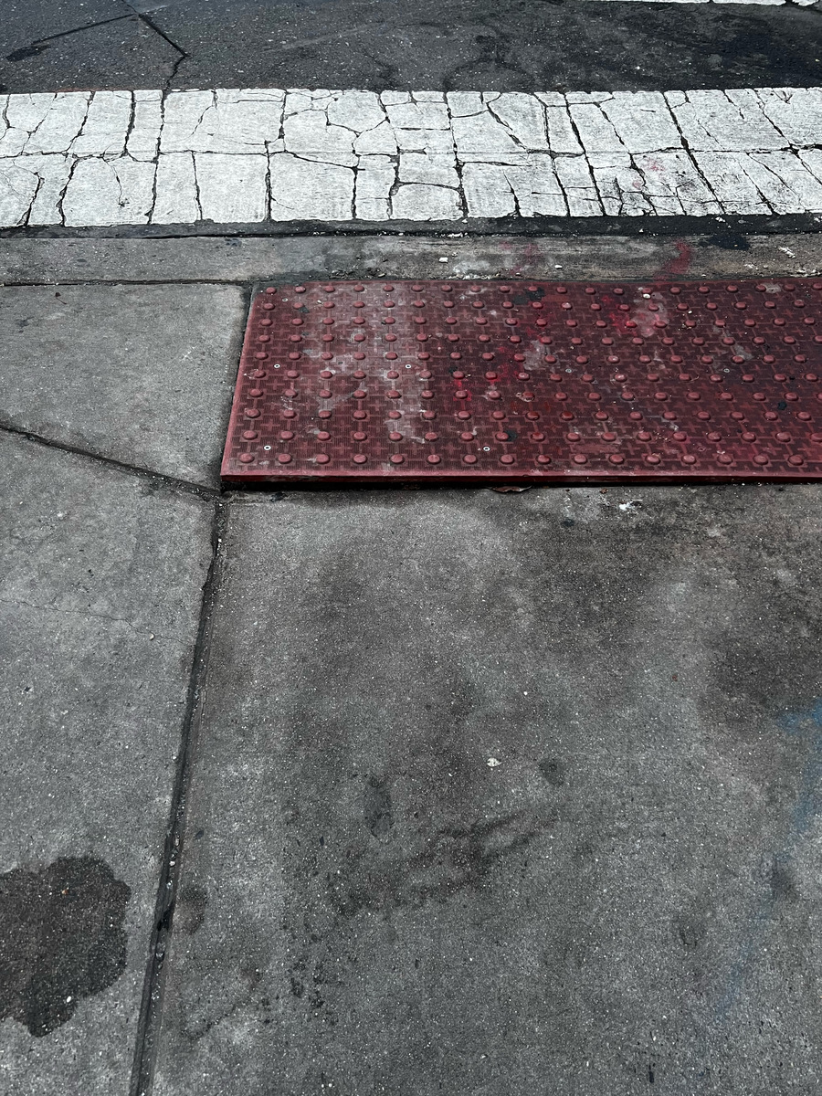 Photographic documentation of the work as submitted to the city's 311 record.