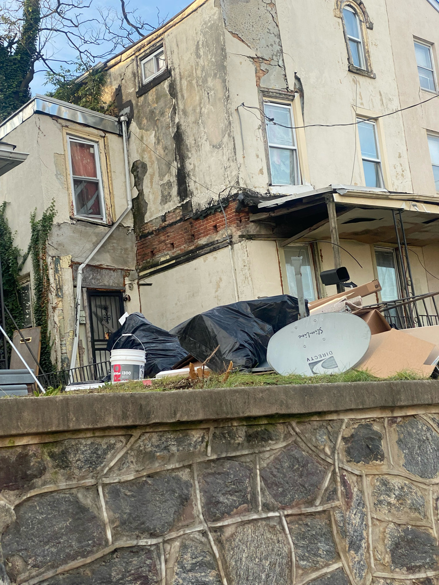 Photographic documentation of the work as submitted to the city's 311 record.