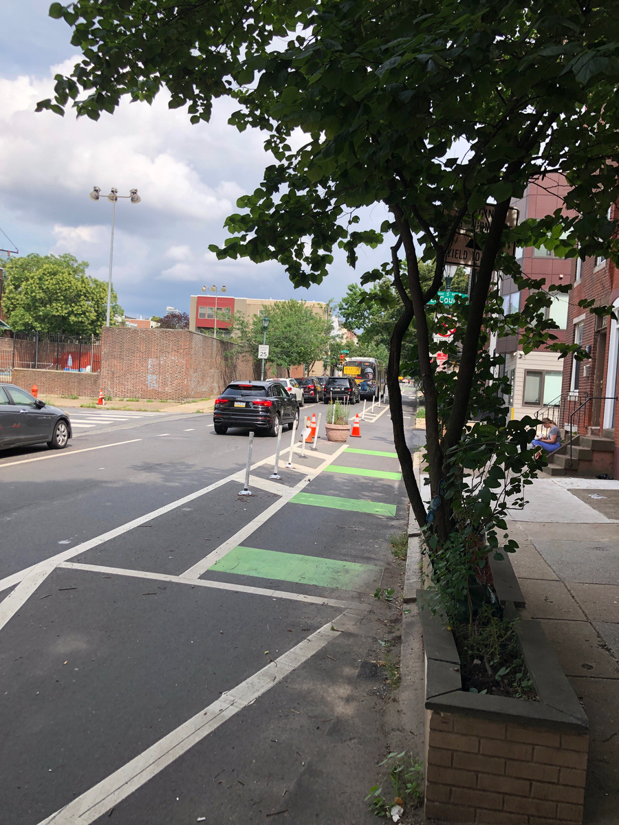 Photographic documentation of the work as submitted to the city's 311 record.