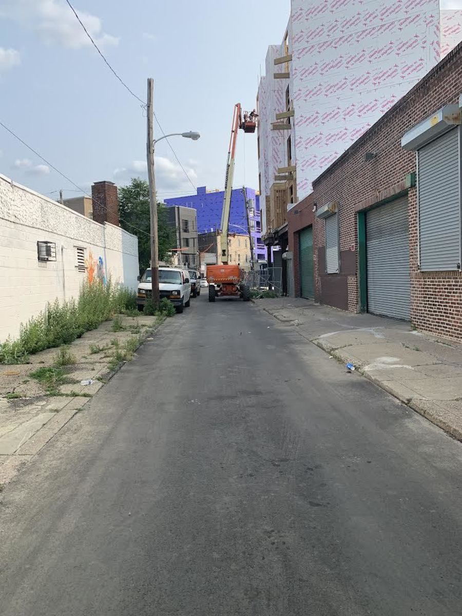 Photographic documentation of the work as submitted to the city's 311 record.
