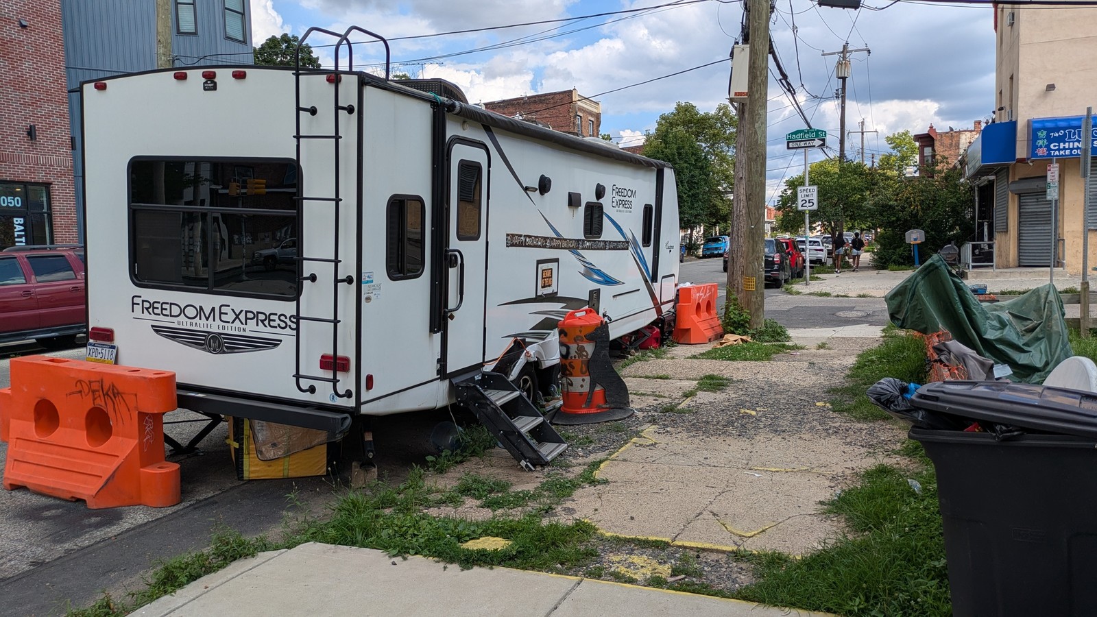 Photographic documentation of the work as submitted to the city's 311 record.