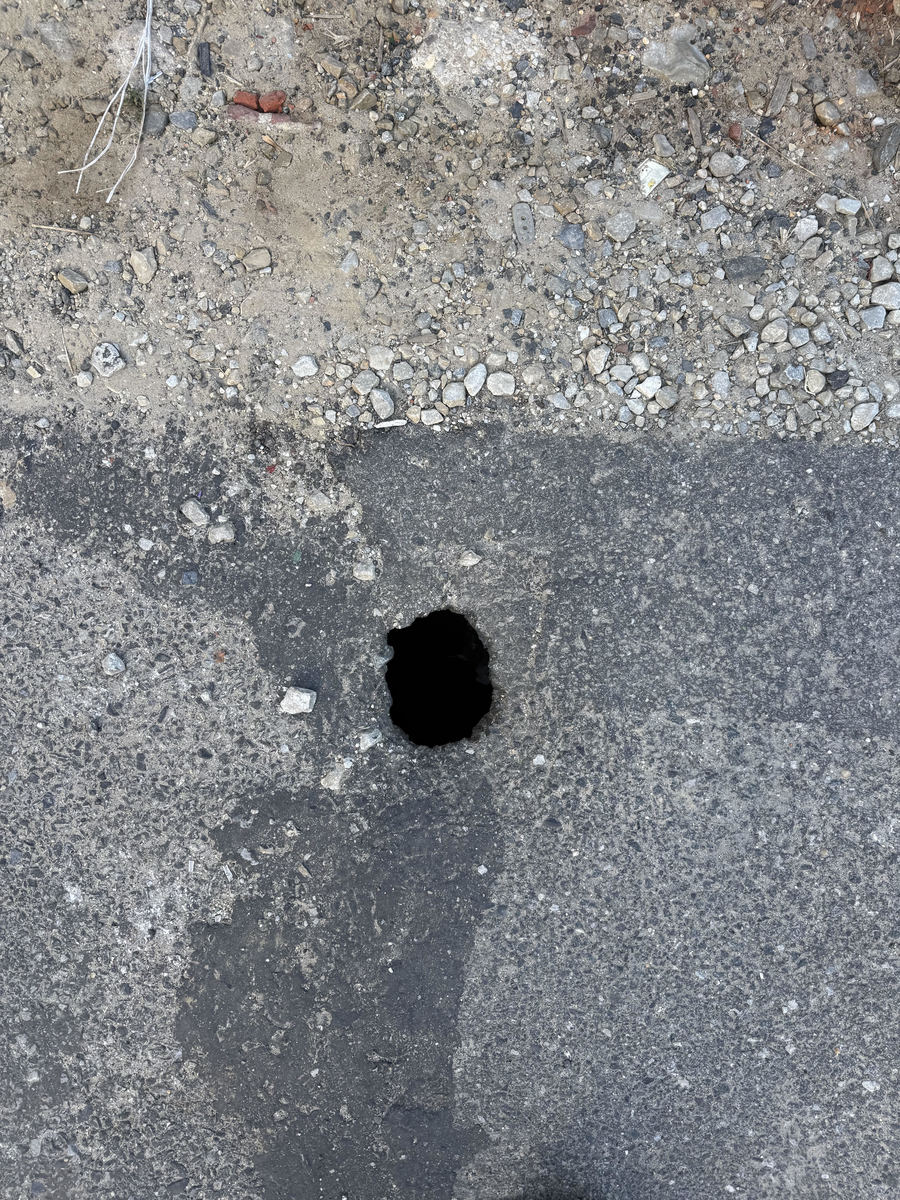 Photographic documentation of the work as submitted to the city's 311 record.