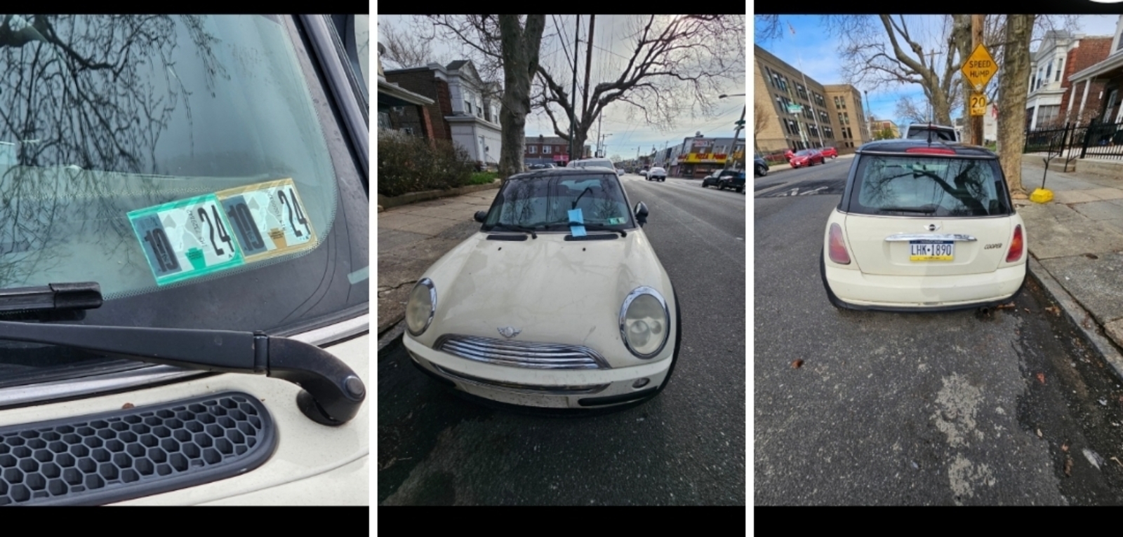 Photographic documentation of the work as submitted to the city's 311 record.