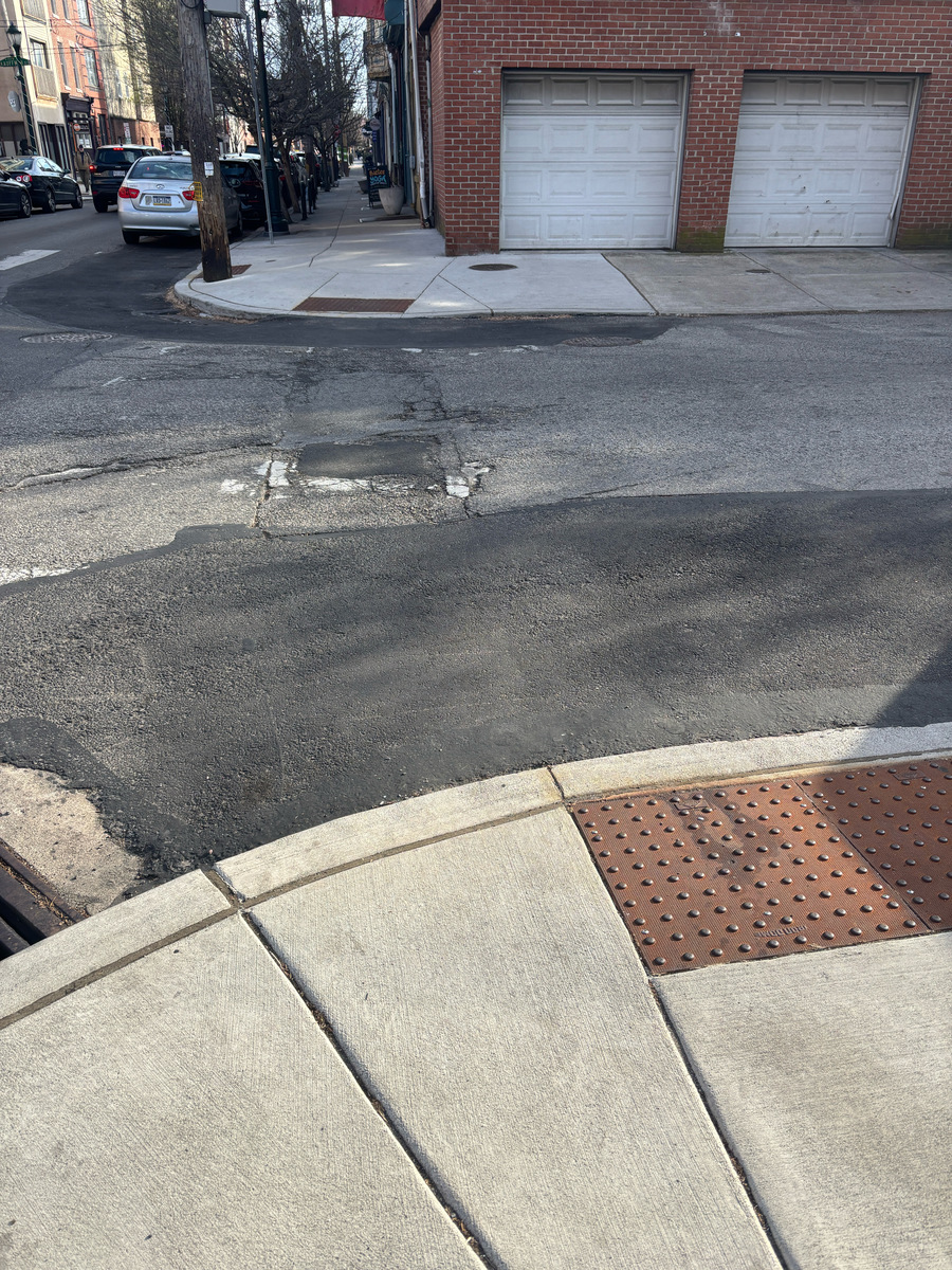 Photographic documentation of the work as submitted to the city's 311 record.