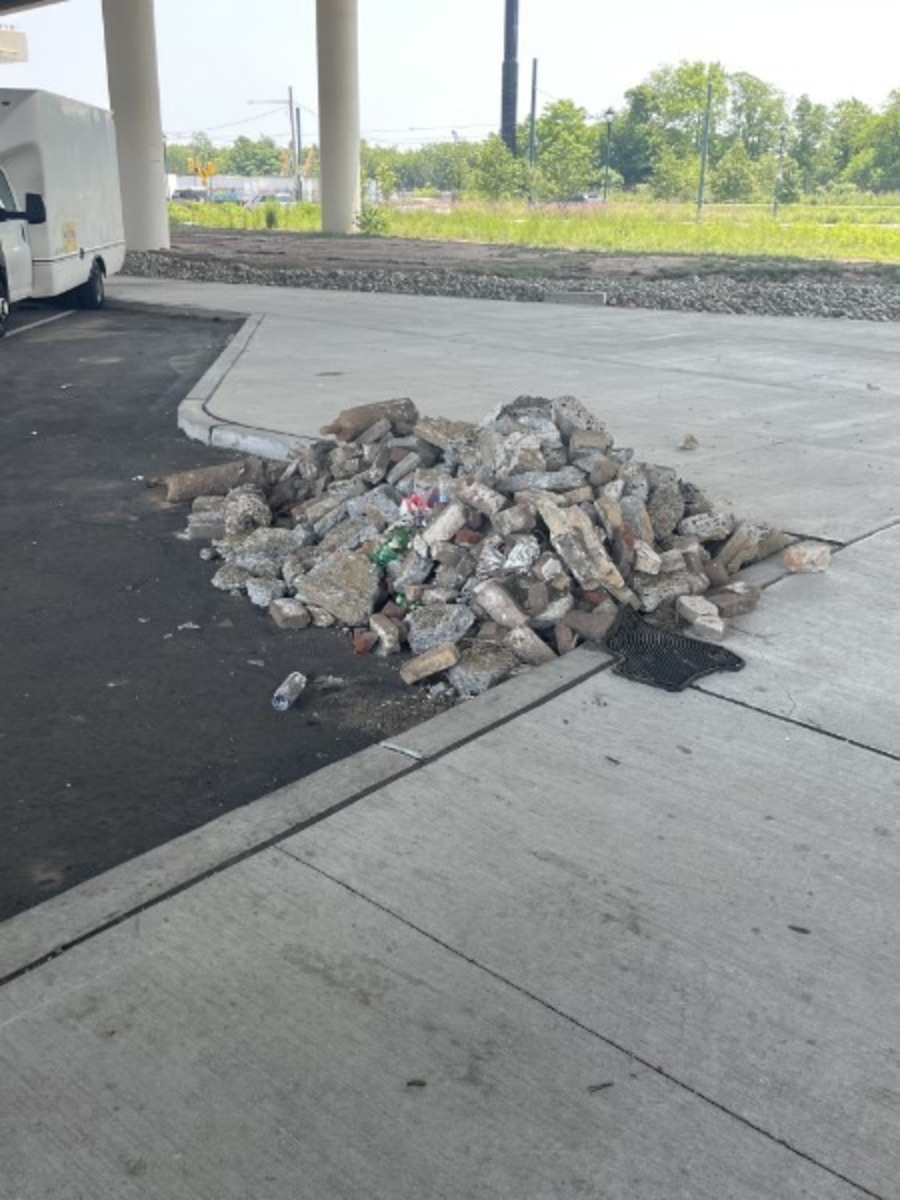 Photographic documentation of the work as submitted to the city's 311 record.