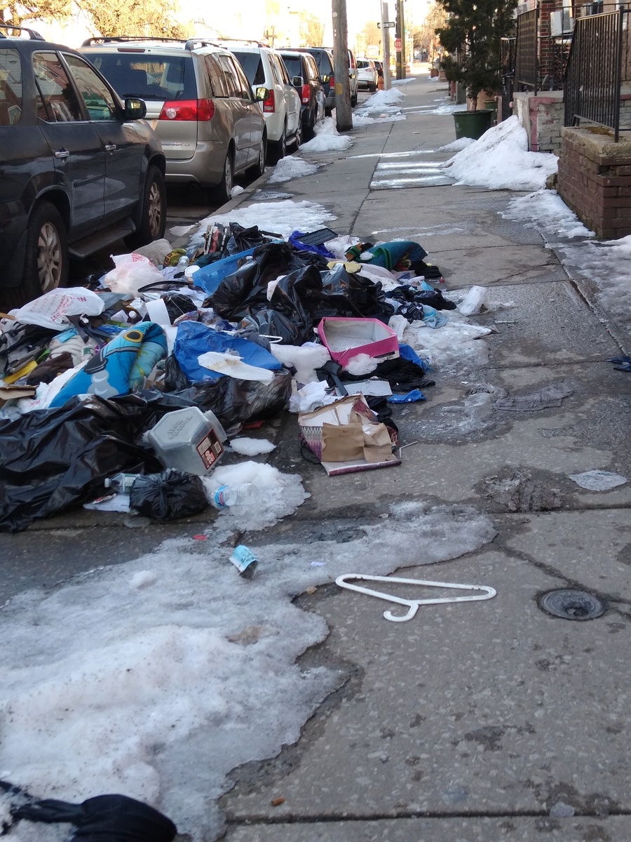 Photographic documentation of the work as submitted to the city's 311 record.