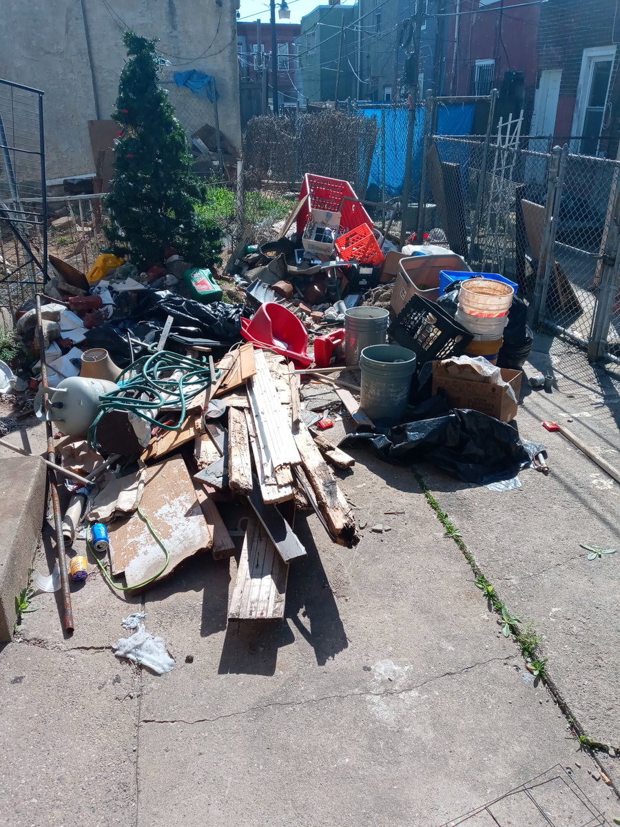 Photographic documentation of the work as submitted to the city's 311 record.