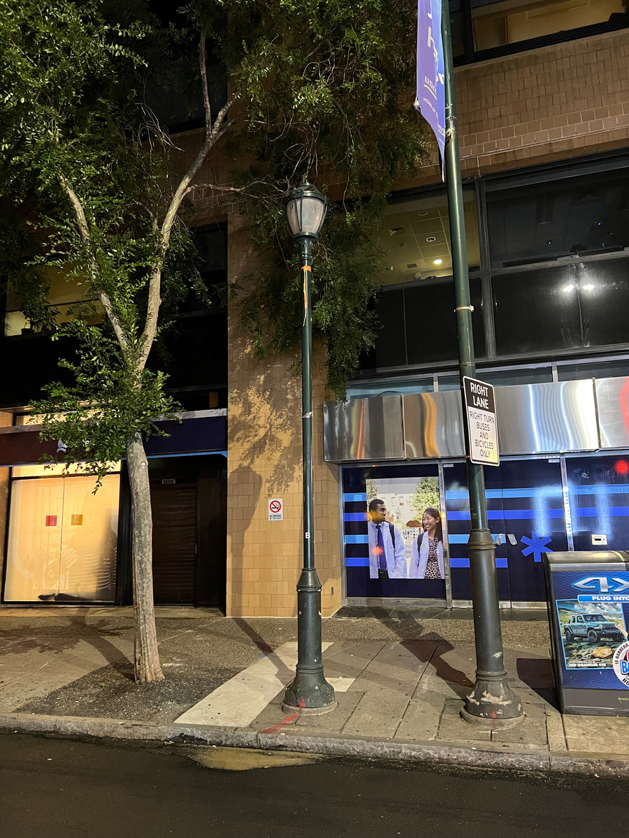 Photographic documentation of the work as submitted to the city's 311 record.