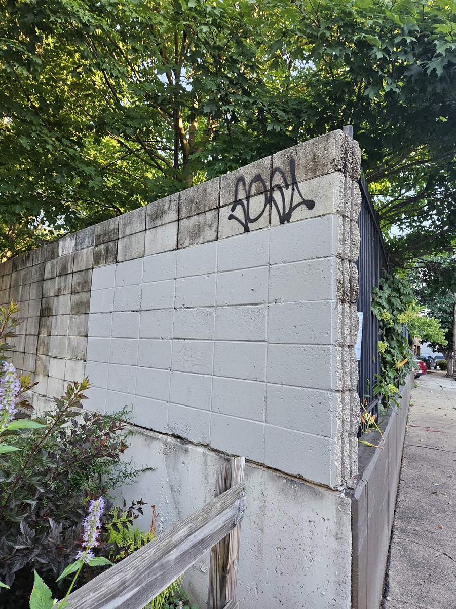 Photographic documentation of the work as submitted to the city's 311 record.