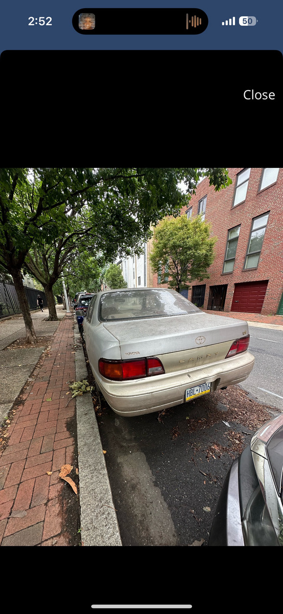 Photographic documentation of the work as submitted to the city's 311 record.