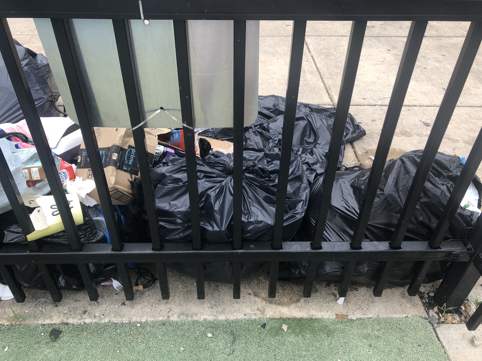 Photographic documentation of the work as submitted to the city's 311 record.