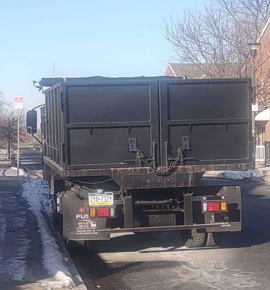 Photographic documentation of the work as submitted to the city's 311 record.