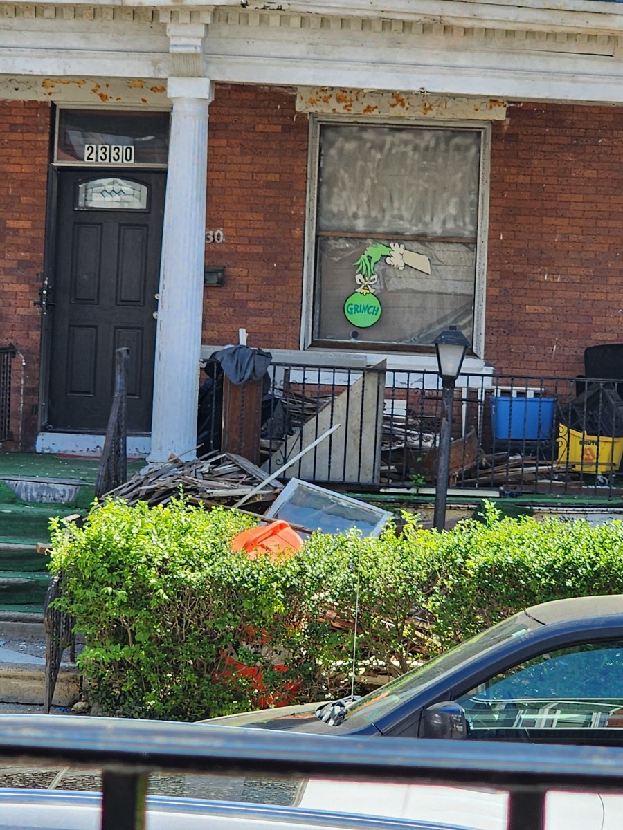Photographic documentation of the work as submitted to the city's 311 record.