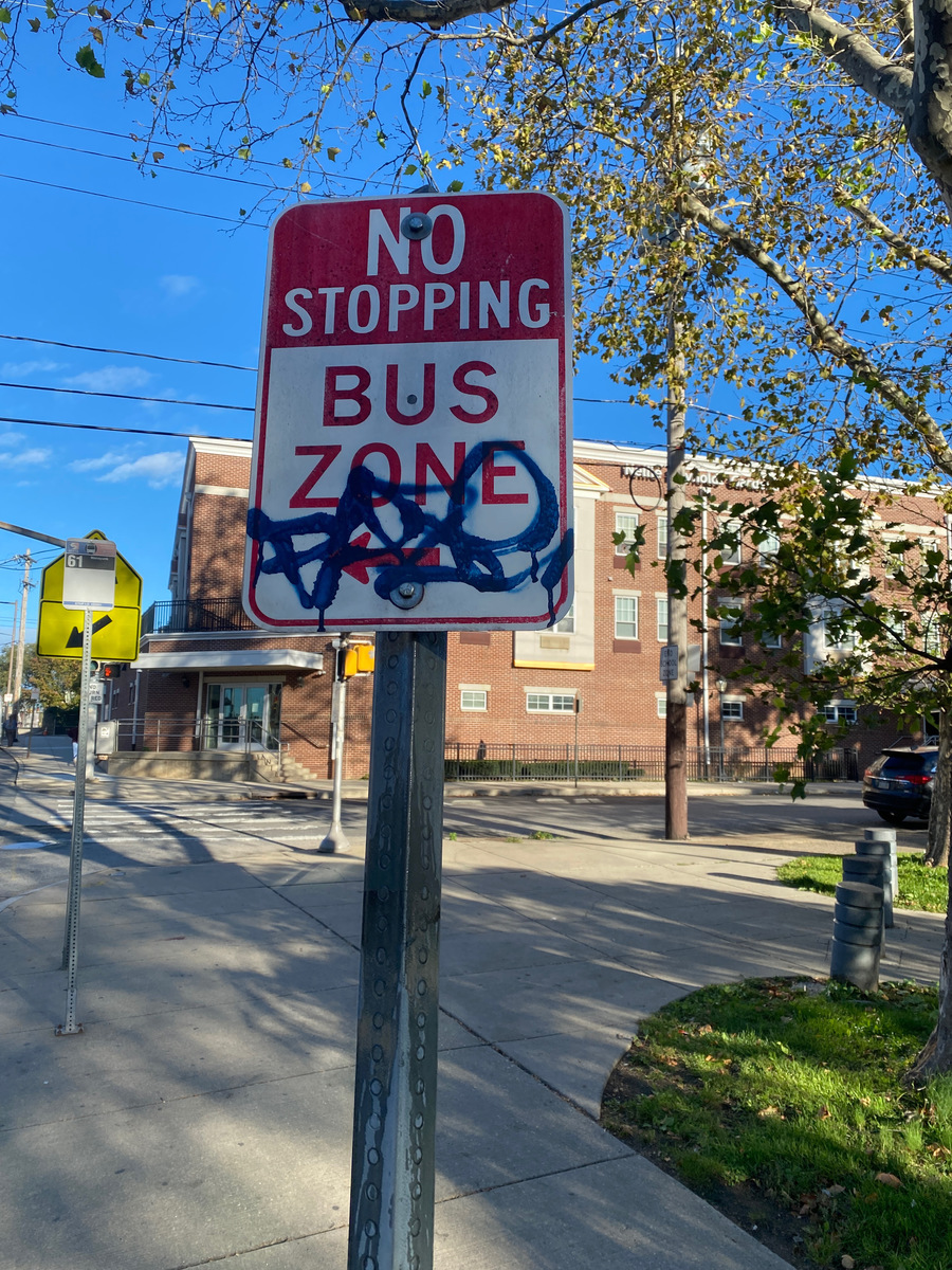 Photographic documentation of the work as submitted to the city's 311 record.
