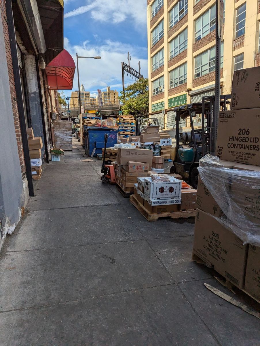 Photographic documentation of the work as submitted to the city's 311 record.