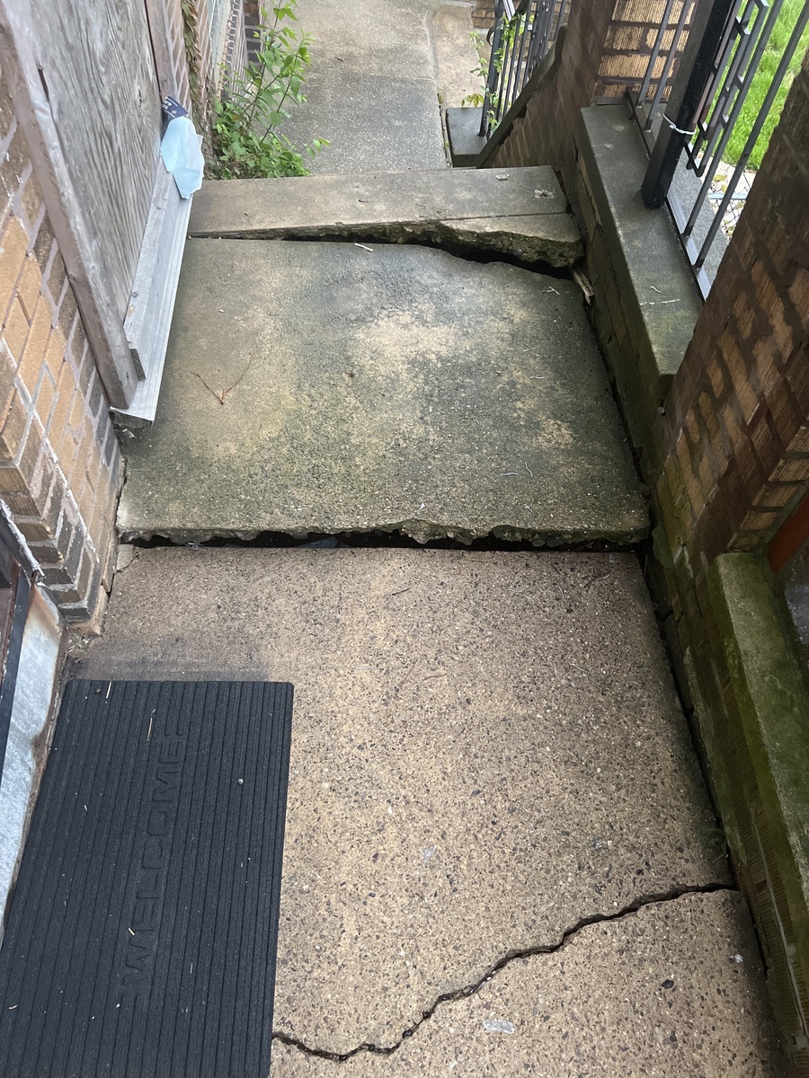 Photographic documentation of the work as submitted to the city's 311 record.