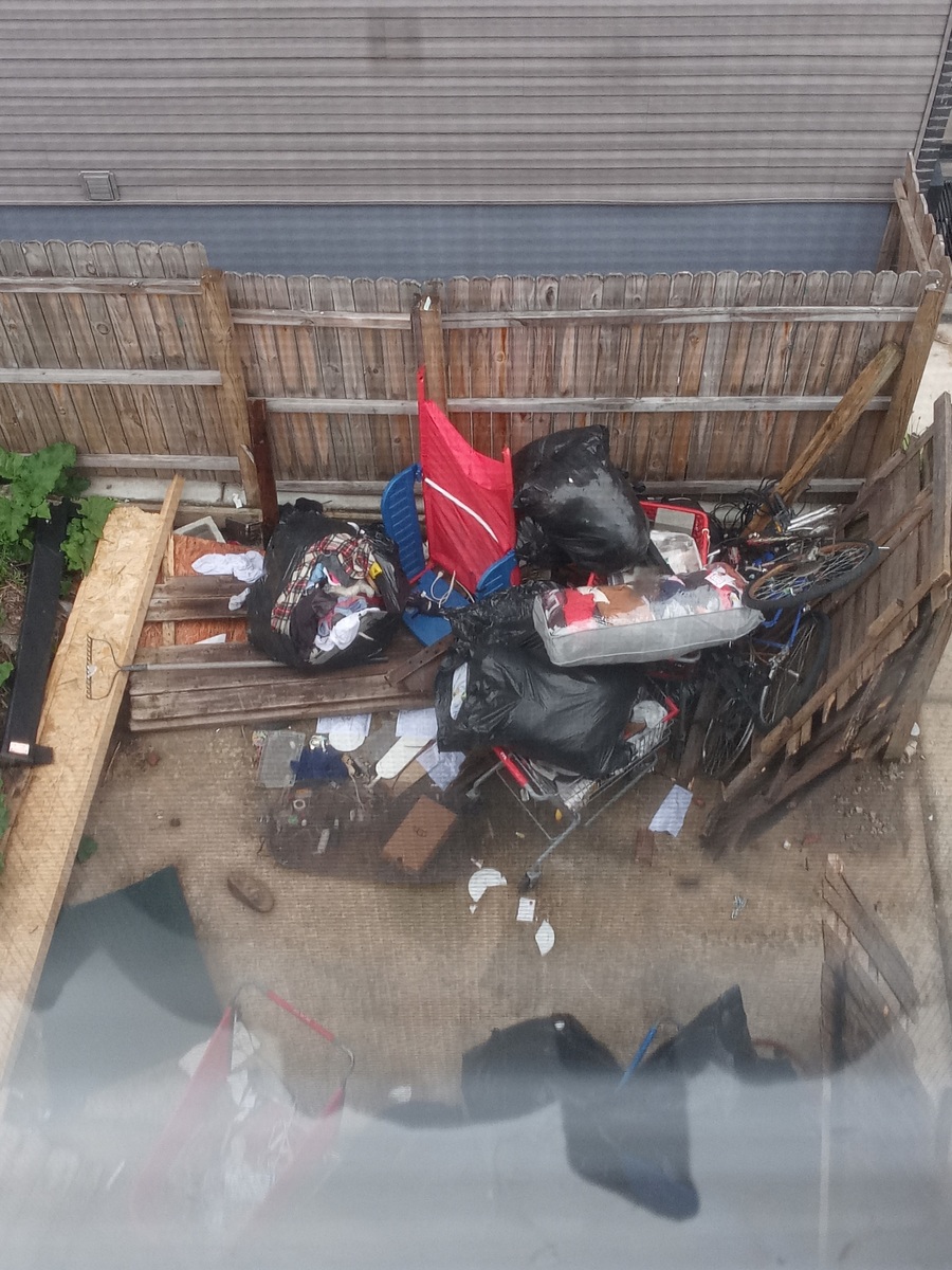 Photographic documentation of the work as submitted to the city's 311 record.