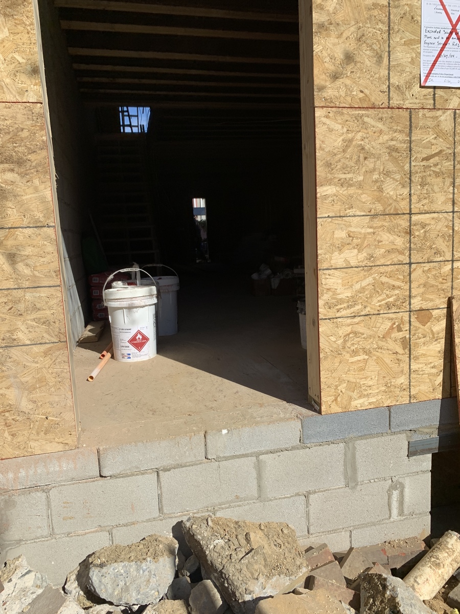 Photographic documentation of the work as submitted to the city's 311 record.