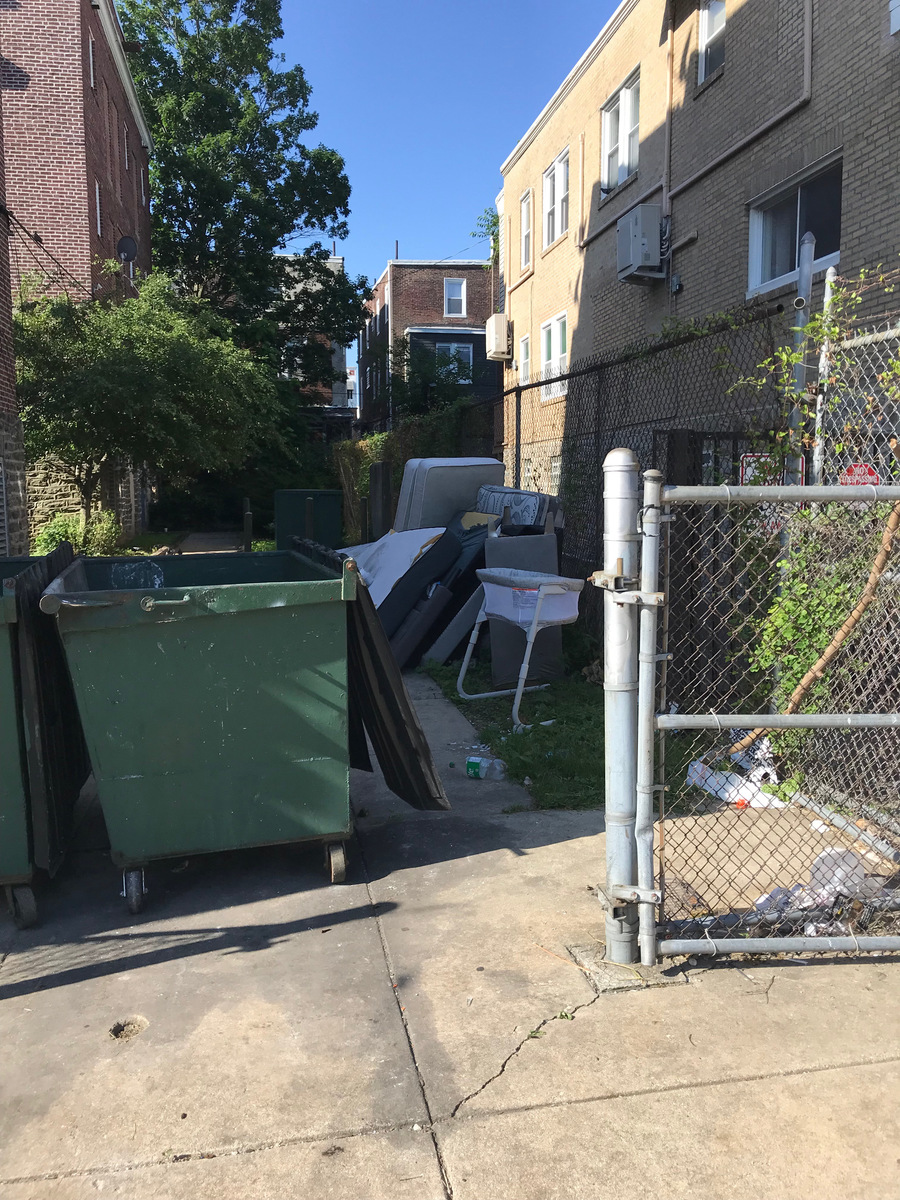 Photographic documentation of the work as submitted to the city's 311 record.