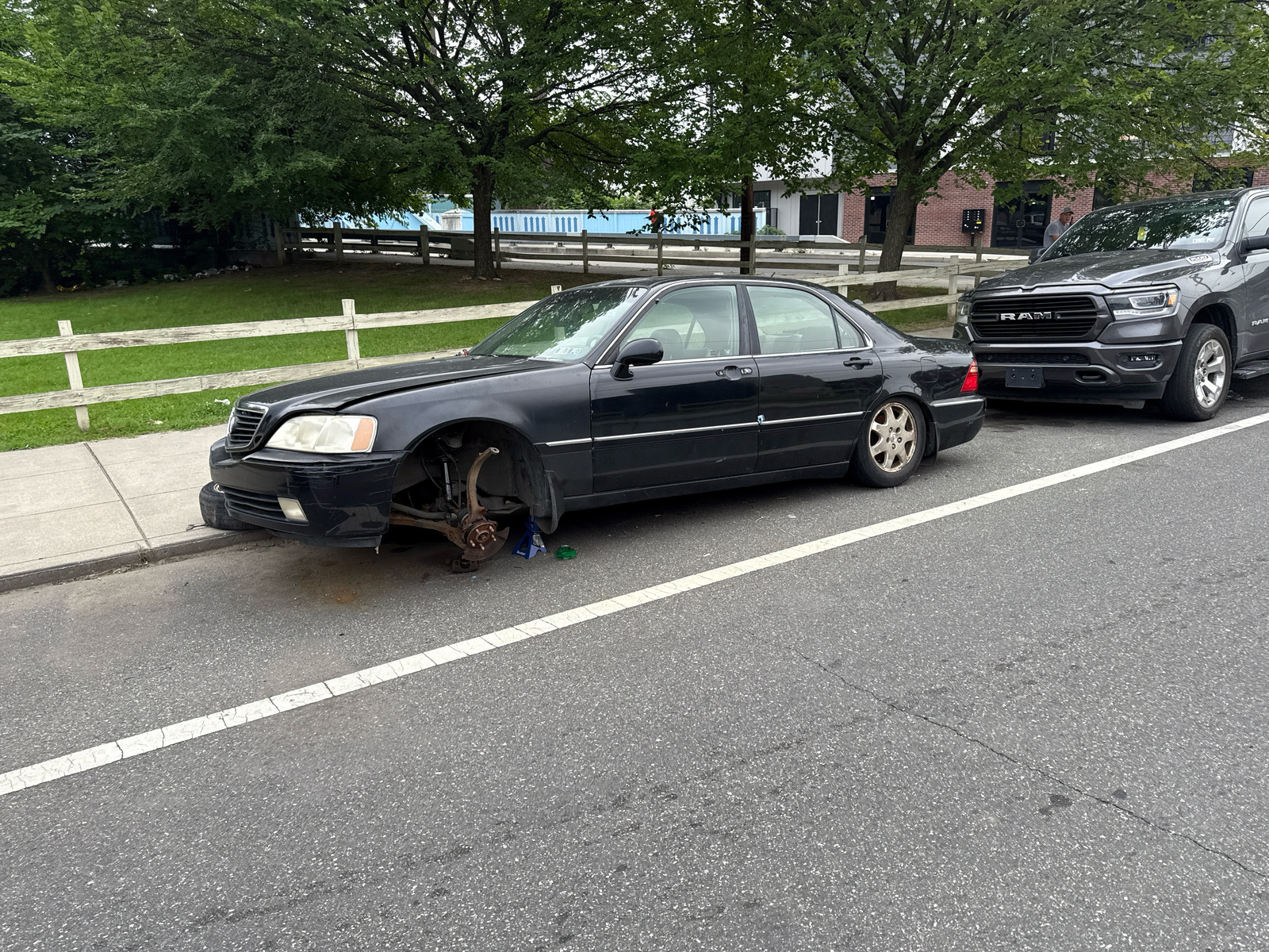 Photographic documentation of the work as submitted to the city's 311 record.