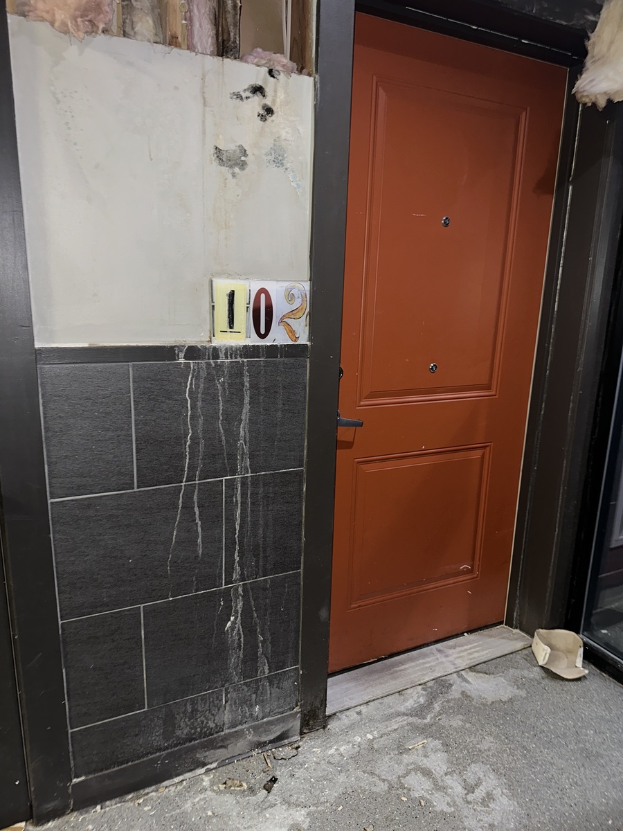 Photographic documentation of the work as submitted to the city's 311 record.