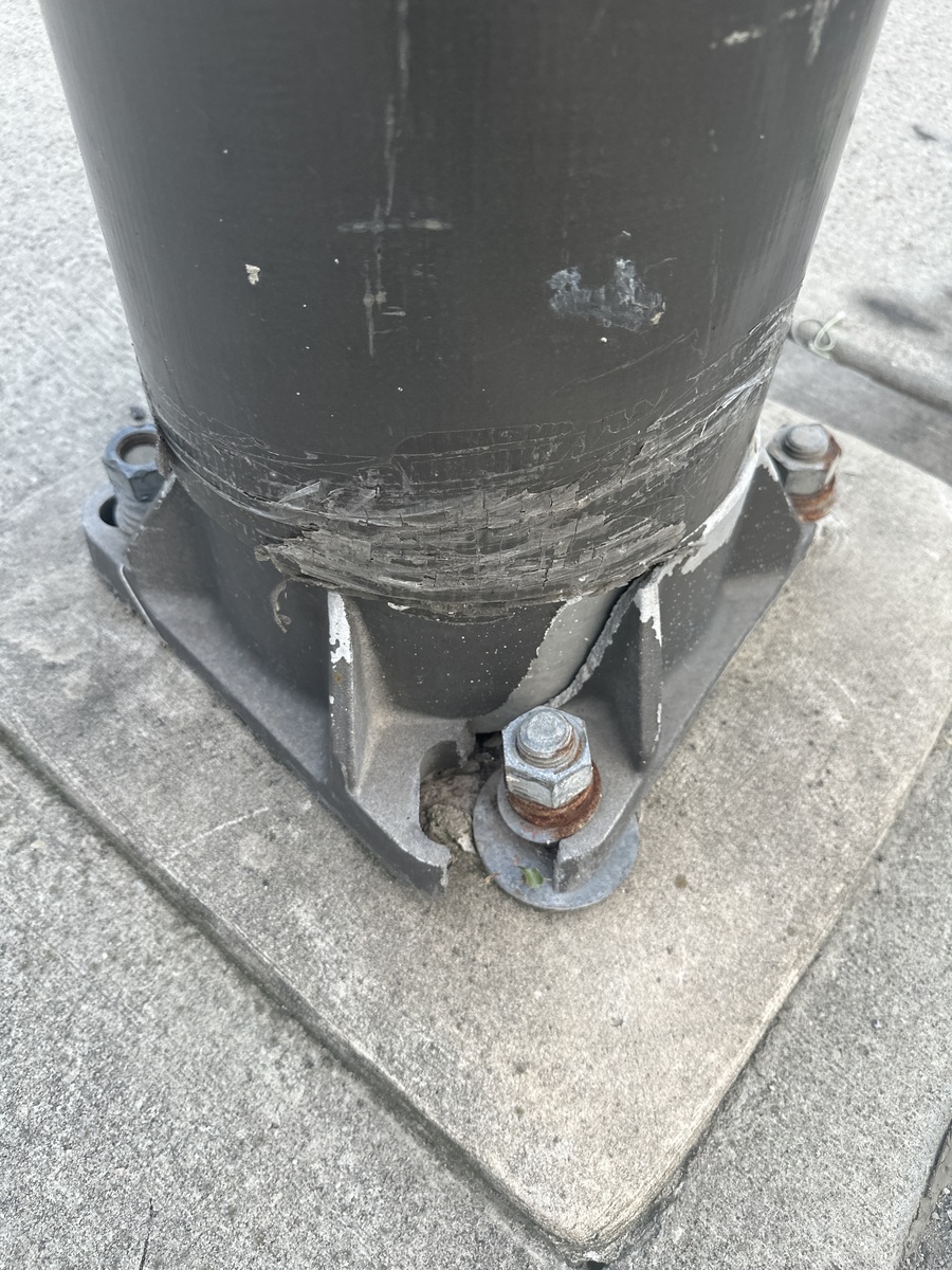 Photographic documentation of the work as submitted to the city's 311 record.