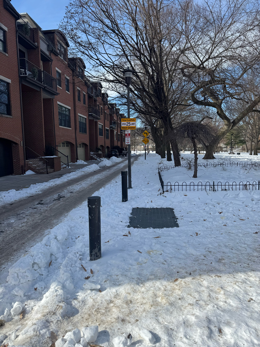 Photographic documentation of the work as submitted to the city's 311 record.