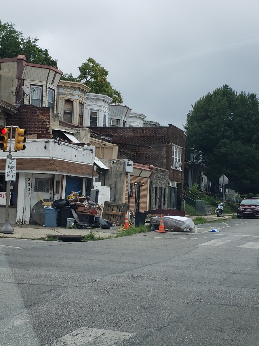 Photographic documentation of the work as submitted to the city's 311 record.