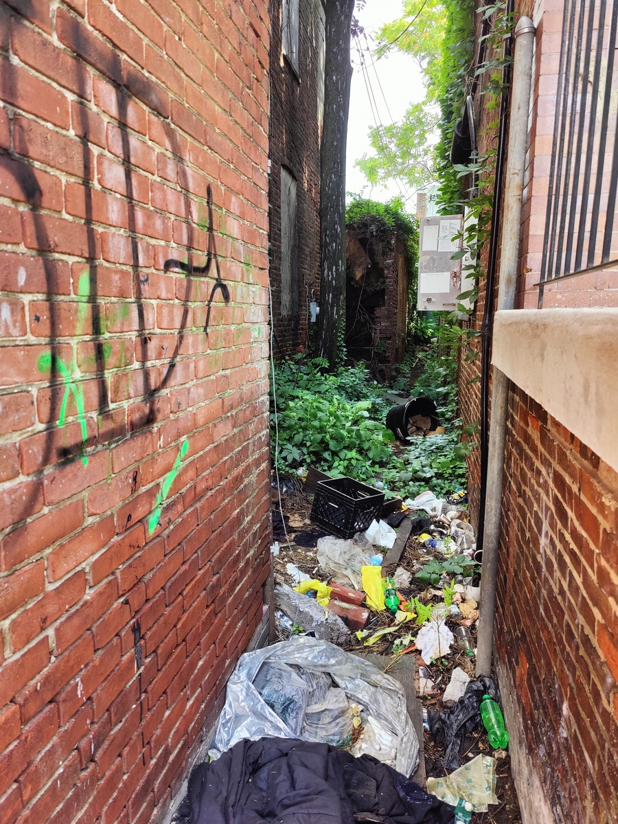 Photographic documentation of the work as submitted to the city's 311 record.