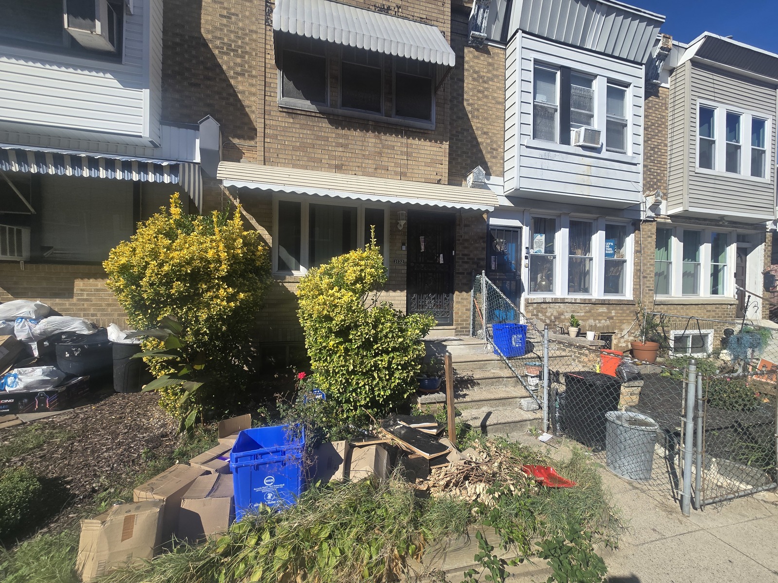 Photographic documentation of the work as submitted to the city's 311 record.