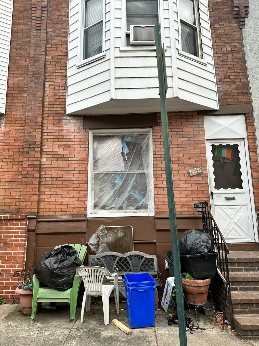 Photographic documentation of the work as submitted to the city's 311 record.