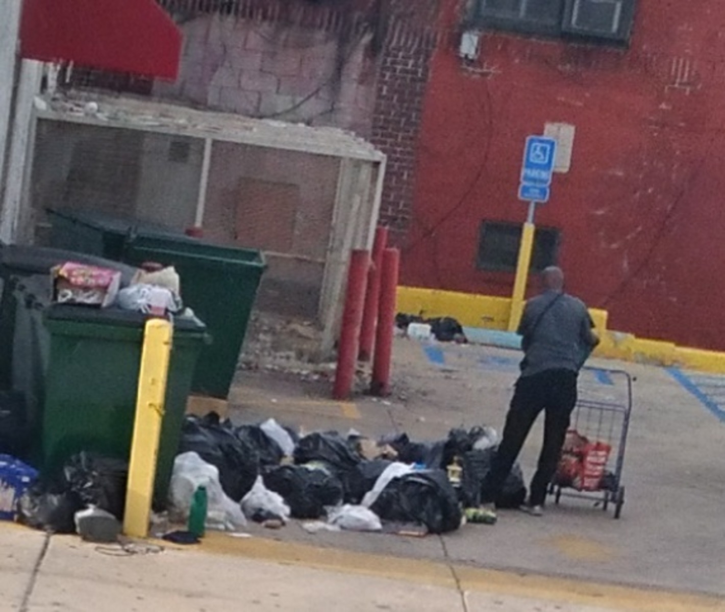 Photographic documentation of the work as submitted to the city's 311 record.