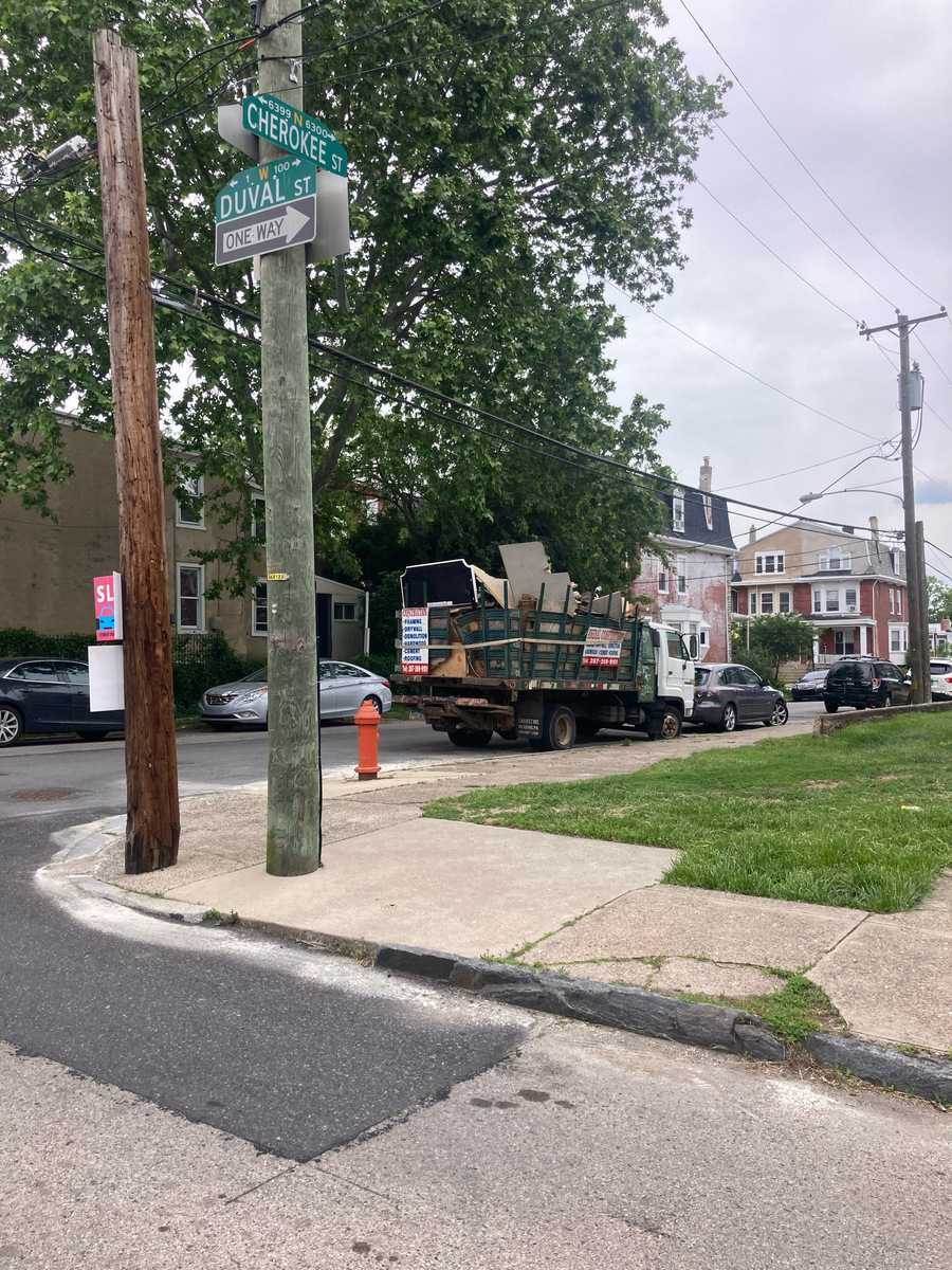 Photographic documentation of the work as submitted to the city's 311 record.