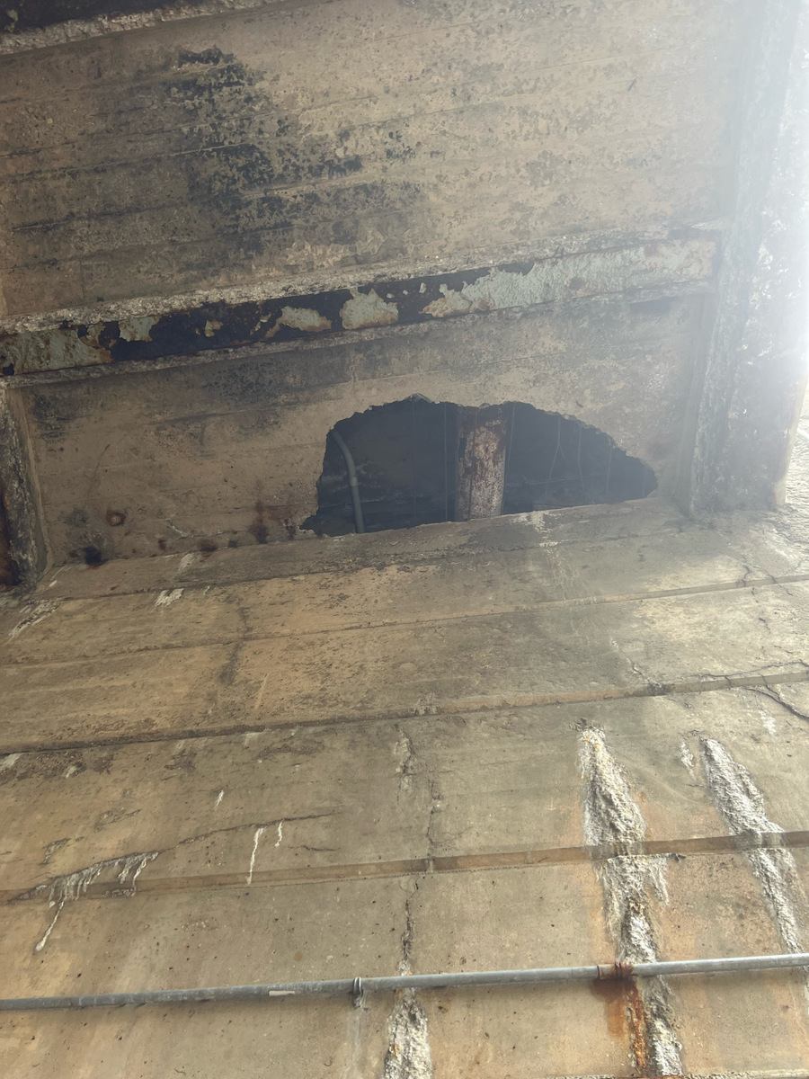 Photographic documentation of the work as submitted to the city's 311 record.