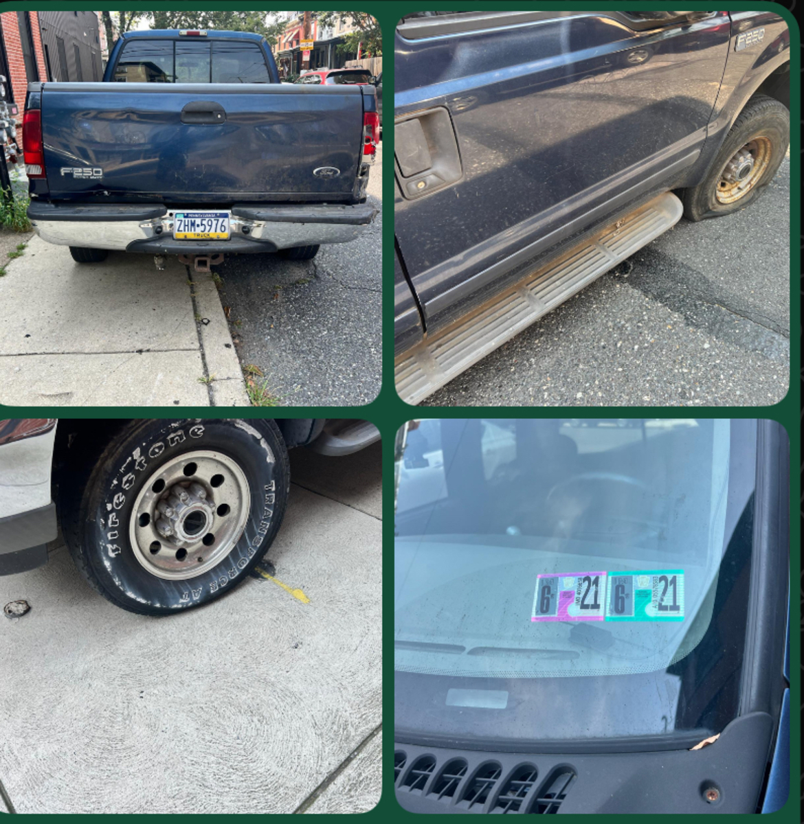 Photographic documentation of the work as submitted to the city's 311 record.