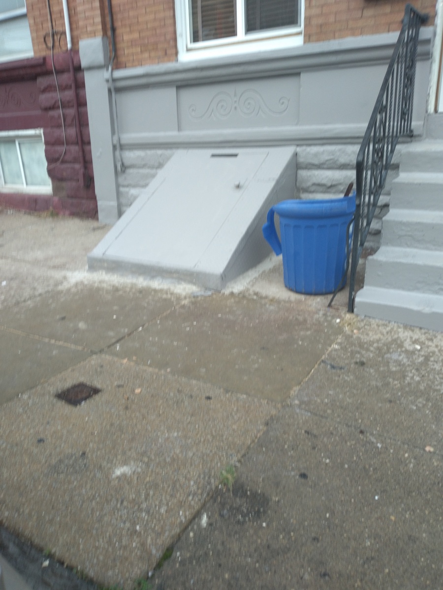 Photographic documentation of the work as submitted to the city's 311 record.