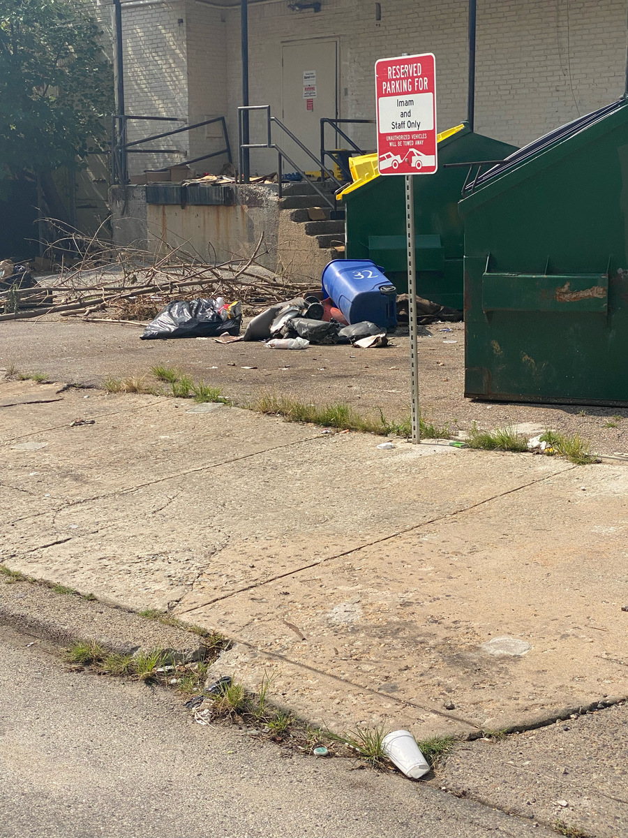 Photographic documentation of the work as submitted to the city's 311 record.