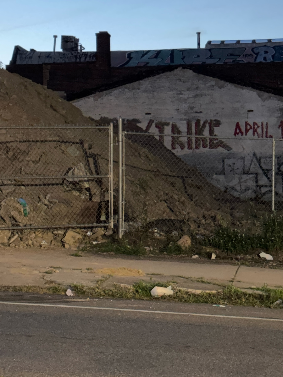 Photographic documentation of the work as submitted to the city's 311 record.