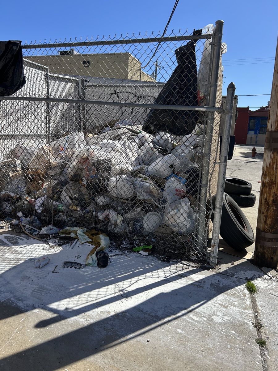 Photographic documentation of the work as submitted to the city's 311 record.