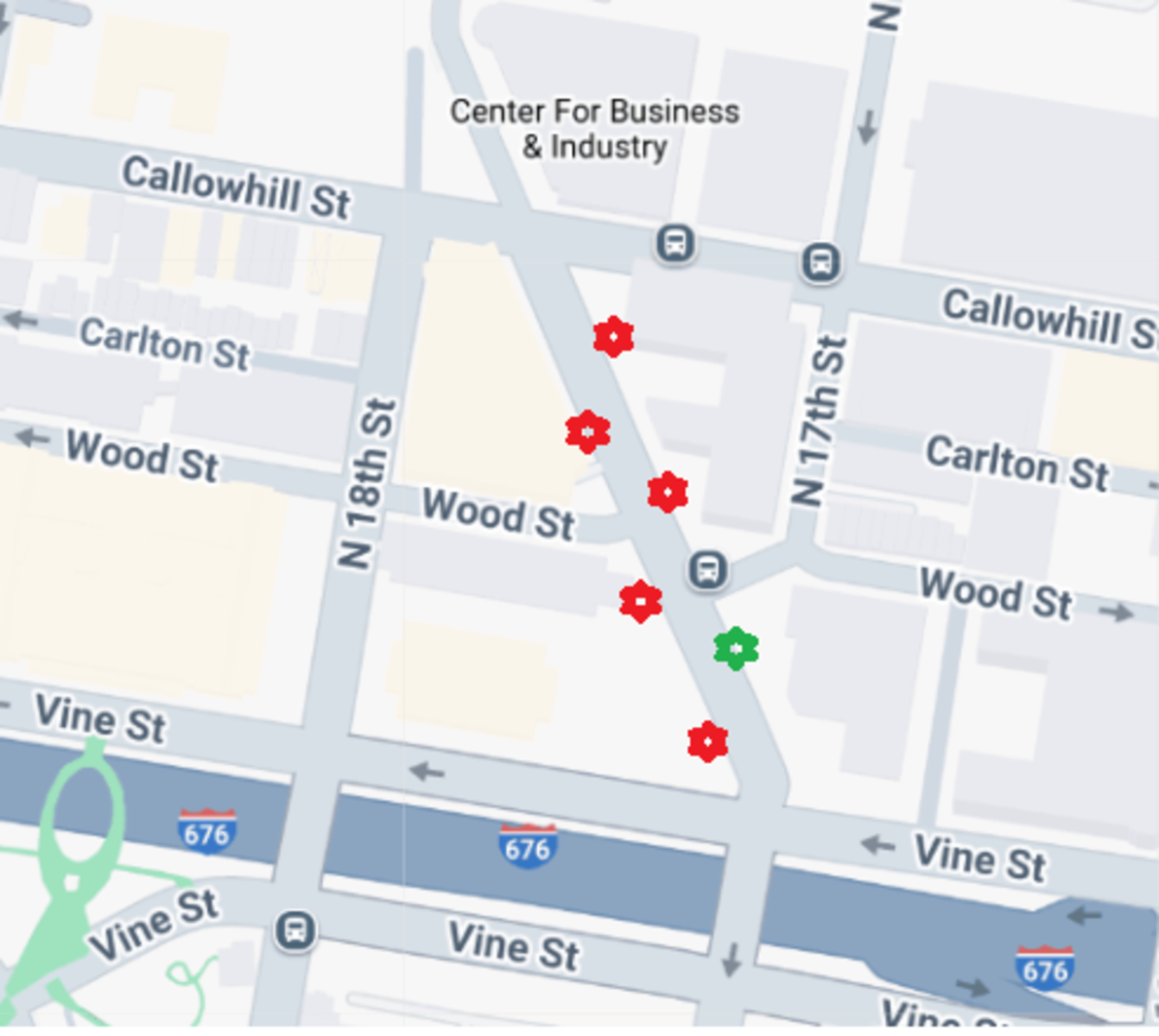 Photographic documentation of the work as submitted to the city's 311 record.