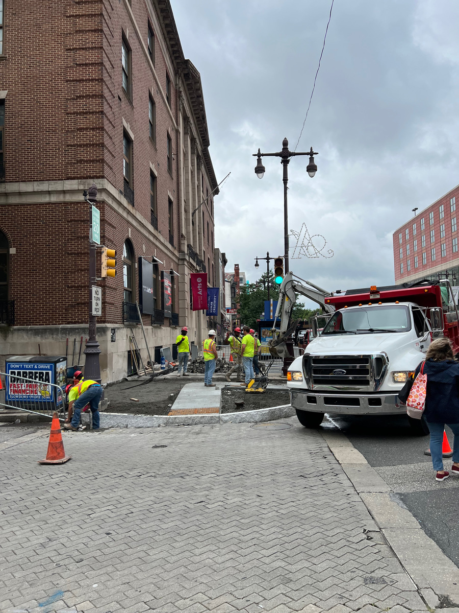 Photographic documentation of the work as submitted to the city's 311 record.