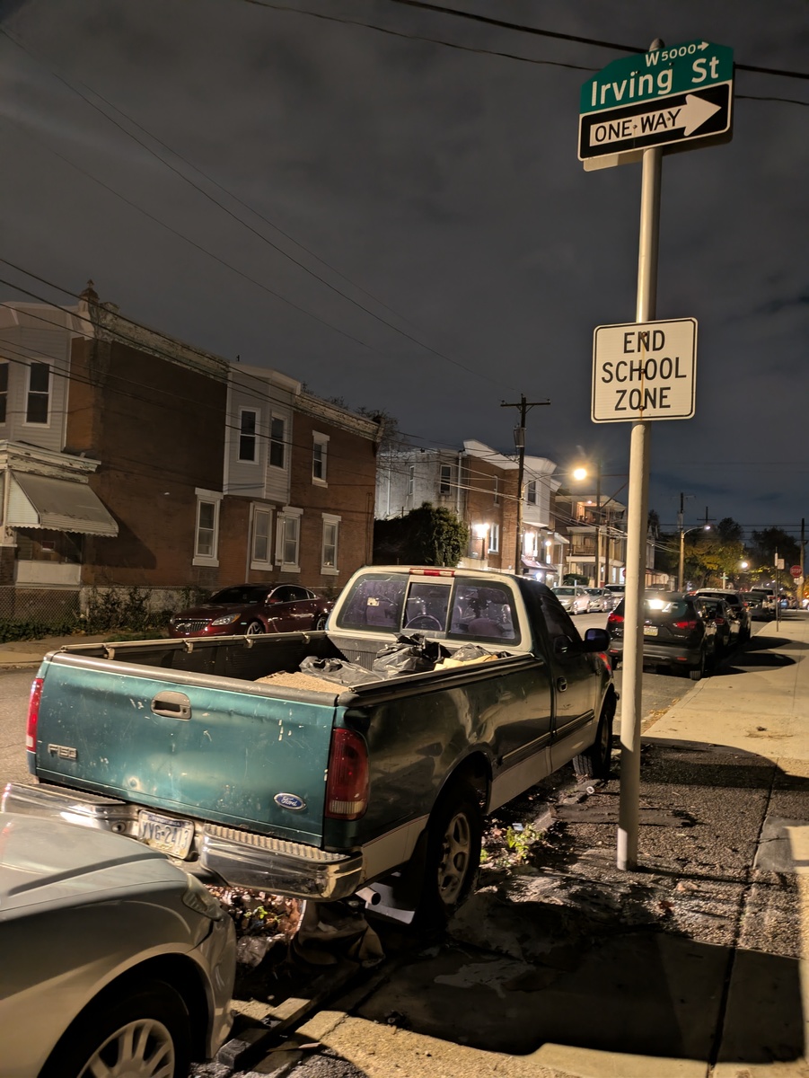 Photographic documentation of the work as submitted to the city's 311 record.