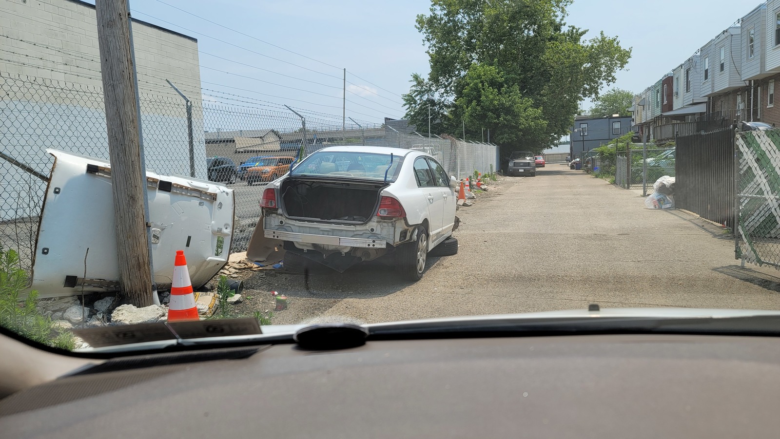 Photographic documentation of the work as submitted to the city's 311 record.