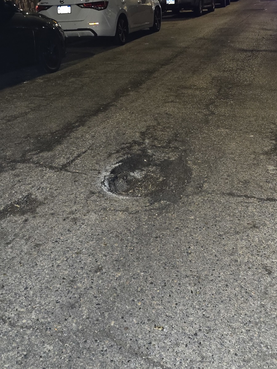 Photographic documentation of the work as submitted to the city's 311 record.