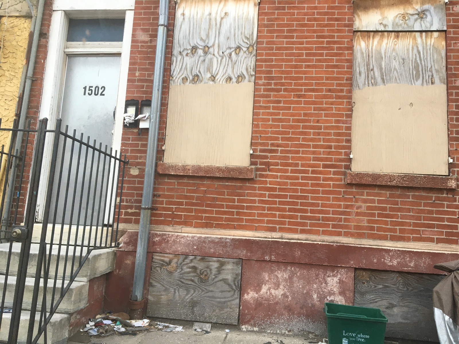 Photographic documentation of the work as submitted to the city's 311 record.