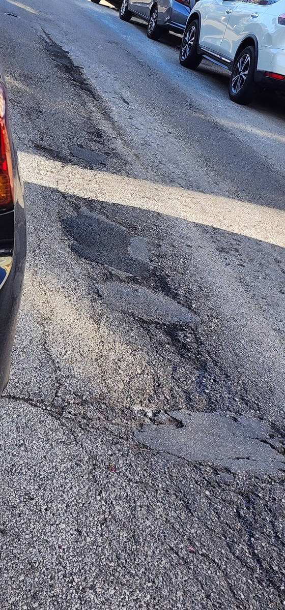 Photographic documentation of the work as submitted to the city's 311 record.