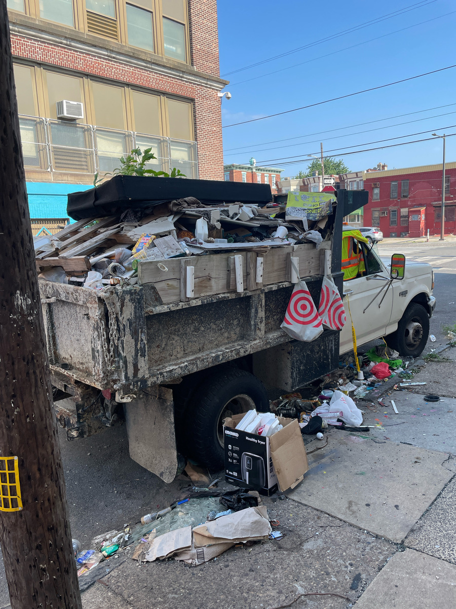 Photographic documentation of the work as submitted to the city's 311 record.