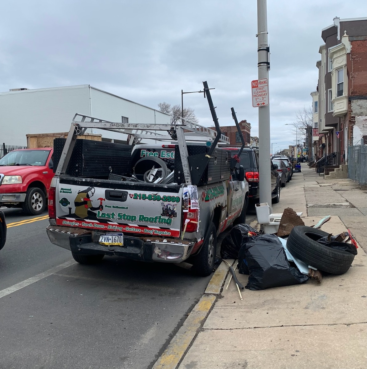 Photographic documentation of the work as submitted to the city's 311 record.