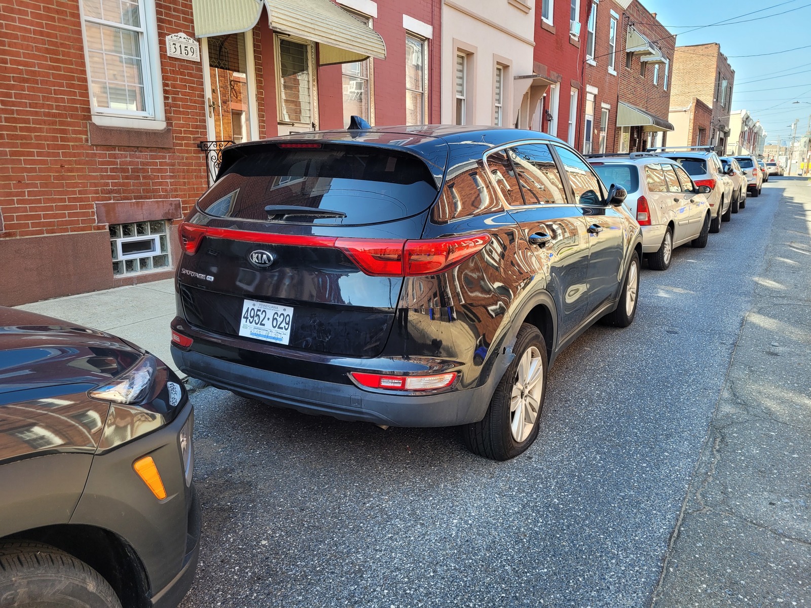 Photographic documentation of the work as submitted to the city's 311 record.