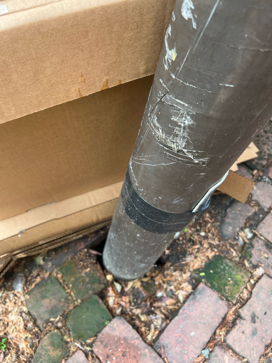 Photographic documentation of the work as submitted to the city's 311 record.